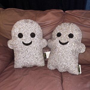 Silver Rhinestone Halloween Ghost Pillows by Sparkle-TikTok Famous